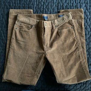 J Crew slim fit corduroy pants size 30/30